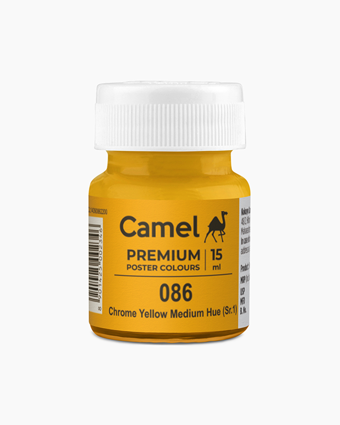 Chrome Yellow Medium Hue Camel Premium Poster Colours